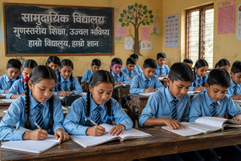 सामुदायिक स्कुलमा बढ्दै विद्यार्थीको आकर्षण, निजीमा घट्यो भर्नादर - BishwaKhabar.Com
